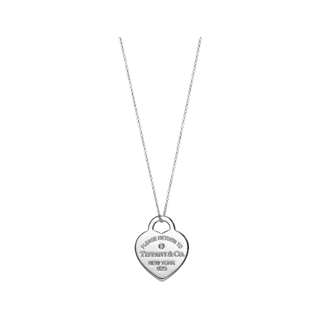 Herzanhänger aus Sterlingsilber