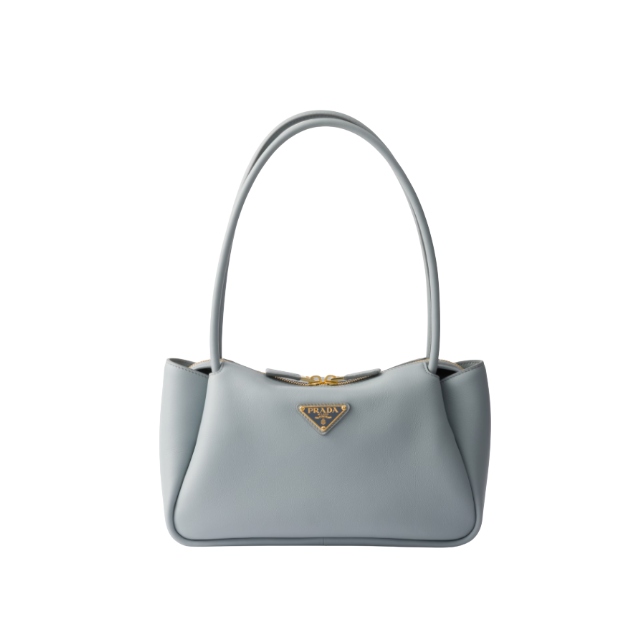 Darling Lederschultertasche Opalin 28cm