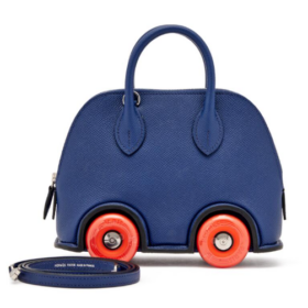 Bleu Saphir Epsom Bolide auf Rädern 19 cm