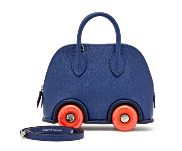 Bleu Saphir Epsom Bolide auf Rädern 19 cm