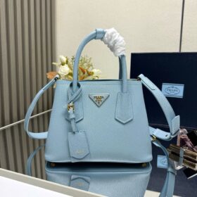 Double Saffiano Astralblau 25 cm