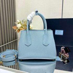 Double Saffiano Astralblau 25 cm