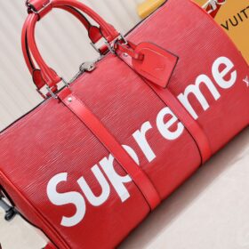 Supreme Keepall 45 Bandouliere Rot