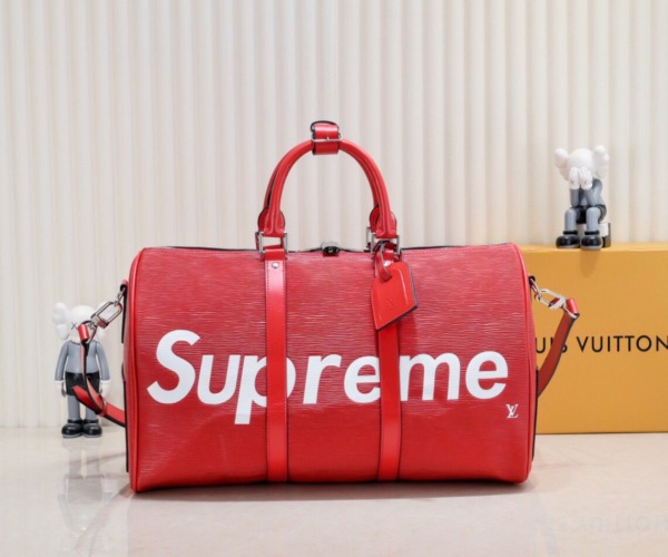 Supreme Keepall 45 Bandouliere Rot