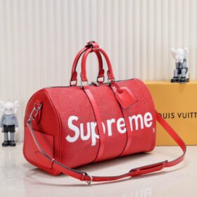 Supreme Keepall 45 Bandouliere Rot