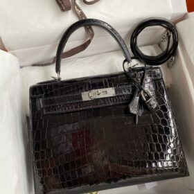 Kelly Alligator Schwarz/Silber 25cm