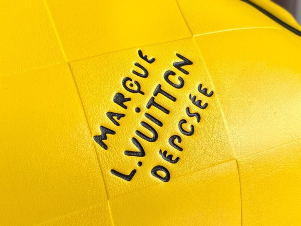 Keepall 50 Damier Scuba Yellow