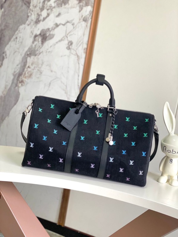 Keepall 50 Blau mit Farbverlauf