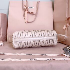 Caprice Matelassé Nappa Leather Clutch 28 cm