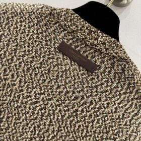 Tweed Knit Cardigan Khaki