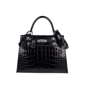 Kelly Alligator Schwarz/Silber 25cm