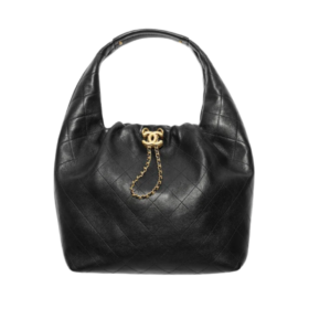 Hobo Schwarz/Gold 37 cm