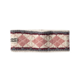 Logo-Patch Rosa/Weiß