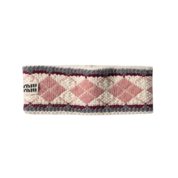 Logo-Patch Rosa/Weiß