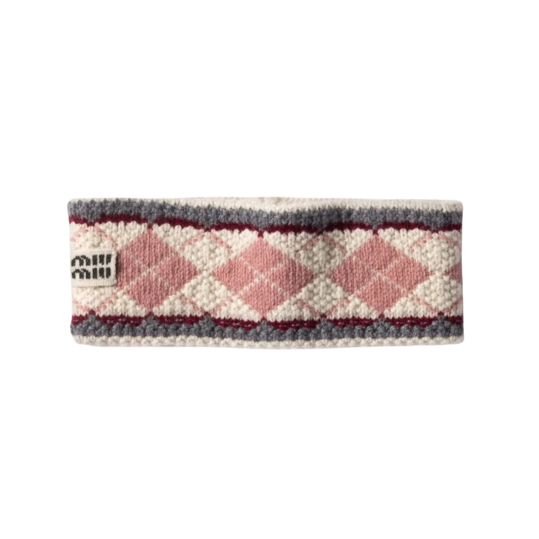 Logo-Patch Rosa/Weiß