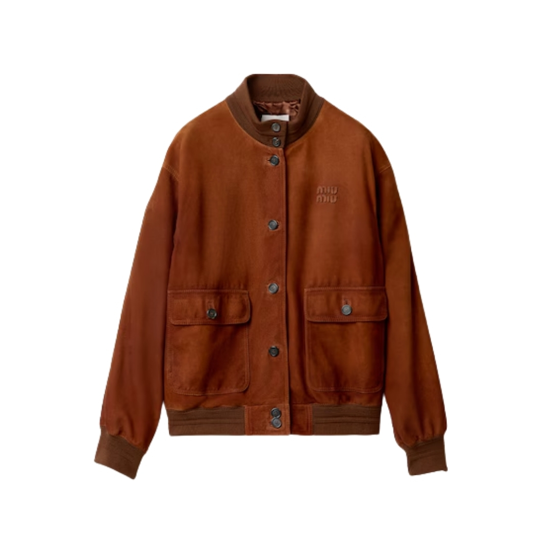 Gewachstes Wildleder Braun