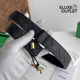 Intrecciato Andiamo Schwarz 3cm