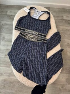 Sportbekleidungsset Monogramm blau