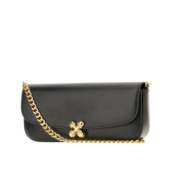 Totenkopf Blume Schwarz 8 cm