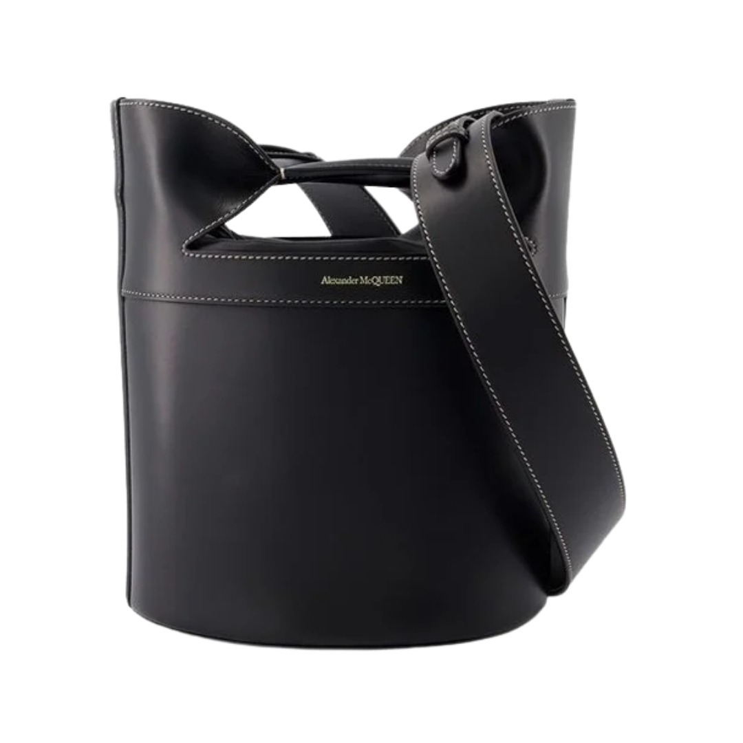 Beuteltasche Schwarz 15.5 cm