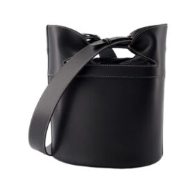 Beuteltasche Schwarz 15.5 cm