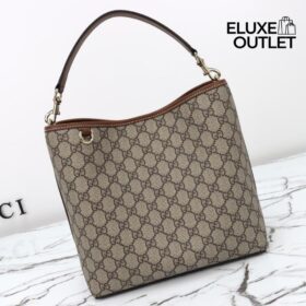 Mittelgroße GG-Emblem Bucket Bag 25 cm