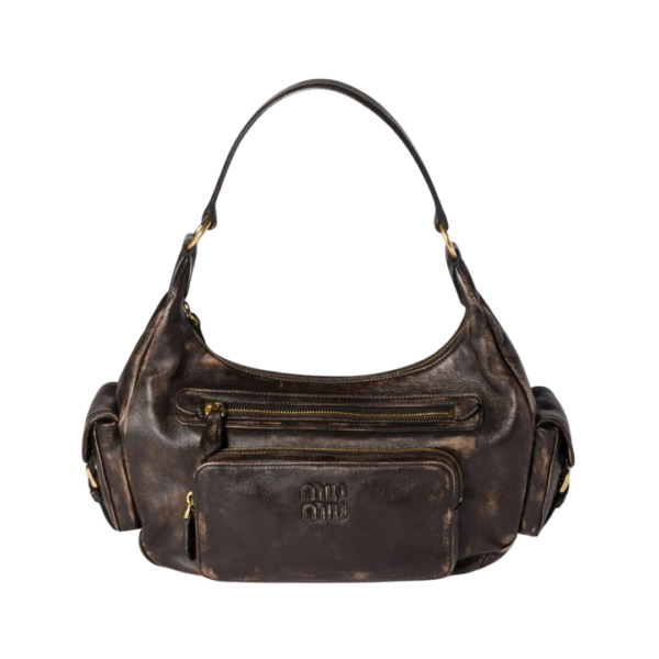 Pocket Shoulder Braun 32 cm