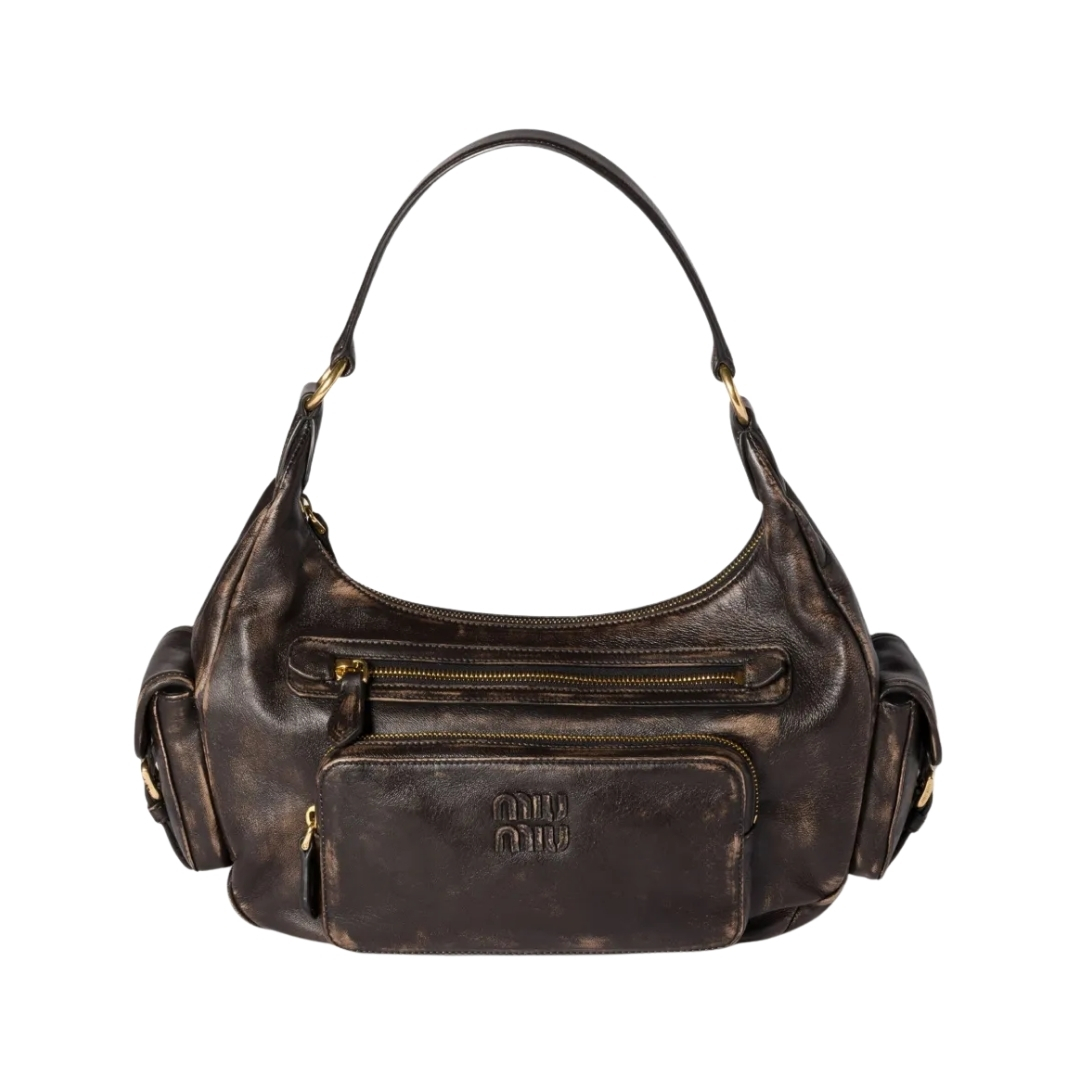 Pocket Shoulder Braun 32 cm