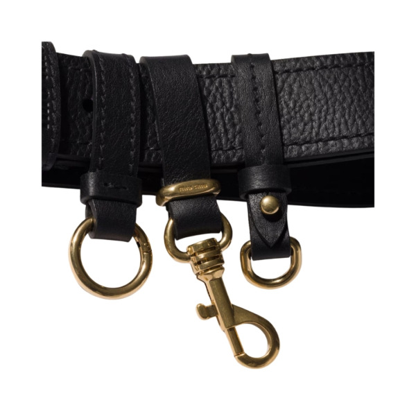 Leather Schwarz  3.5 cm
