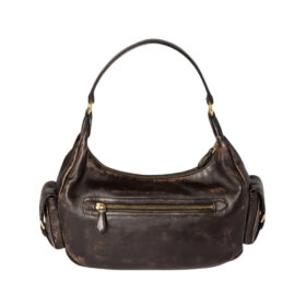 Pocket Shoulder Braun 32 cm
