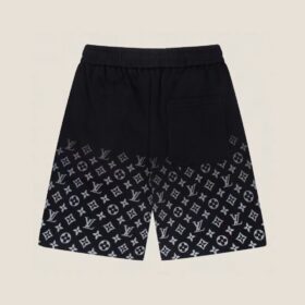 Monogram Gradient Shorts Schwarz