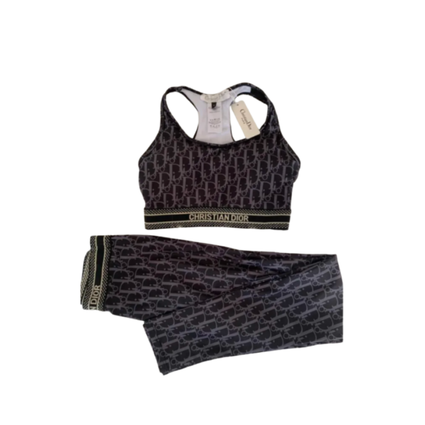 Sportbekleidungsset Monogramm blau