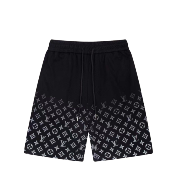 Monogram Gradient Shorts Schwarz