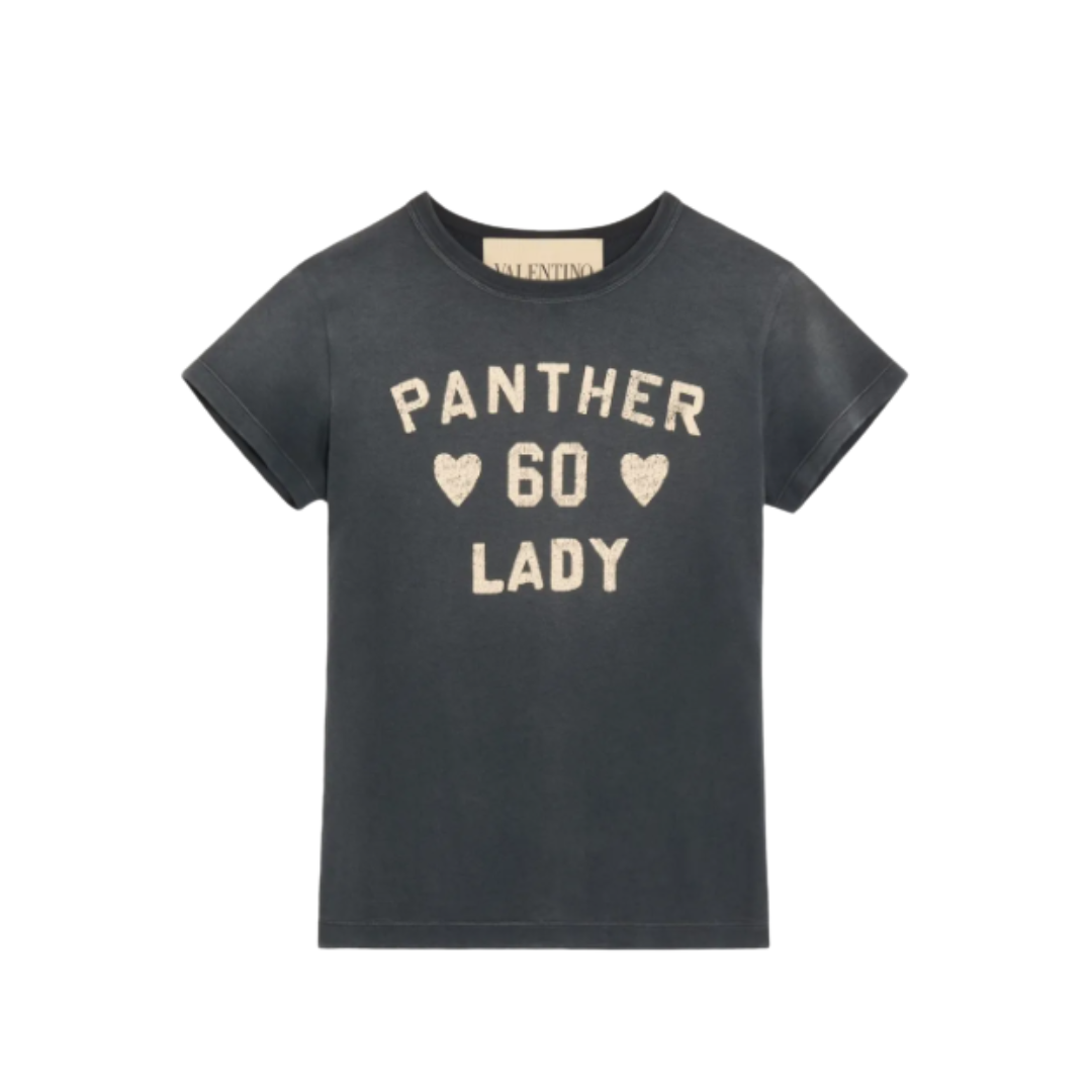 Panther-lady T-Shirt Dunkelgrau