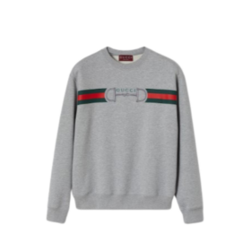 Sweatshirt mit Aufdruck Grau