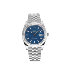 DateJust Silbern/Blau 41 mm