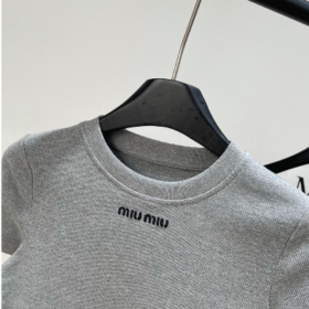 Graues nahtloses Shirt