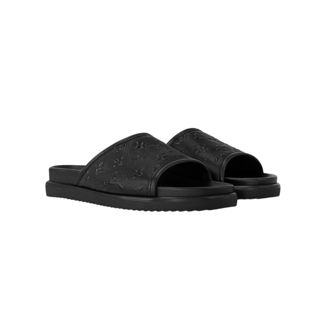 Miami Pantolette Schwarz