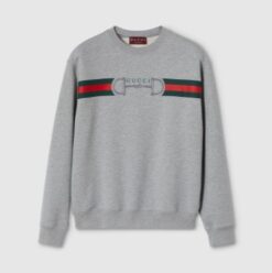 Sweatshirt mit Aufdruck Grau