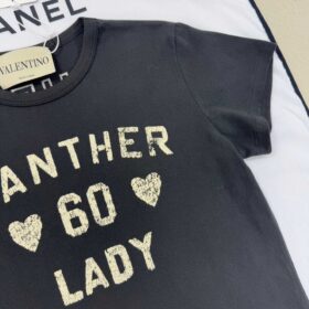 Panther-lady T-Shirt Dunkelgrau