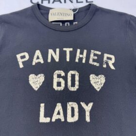 Panther-lady T-Shirt Dunkelgrau
