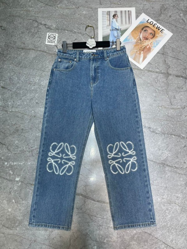 Anagram Wide-Leg-Jeans