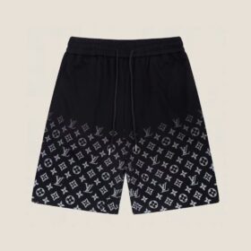 Monogram Gradient Shorts Schwarz
