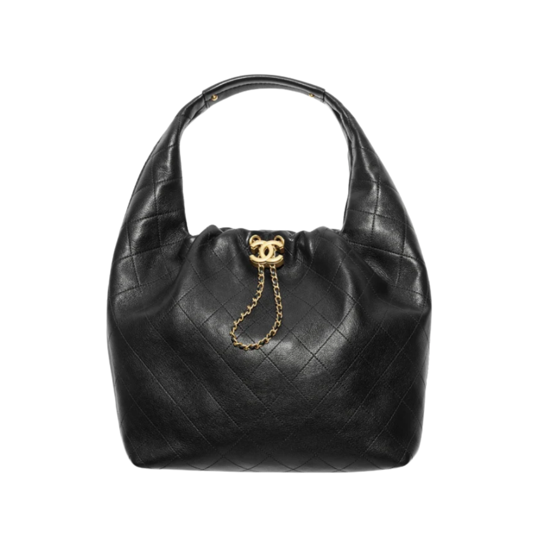 Hobo Schwarz/Gold 45 cm