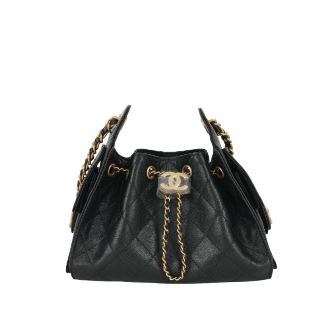 25 Mini Schwarz / Gold 21 cm