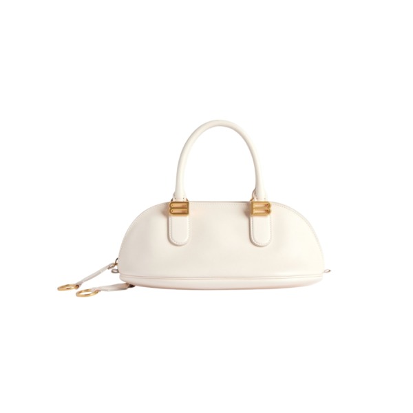 Mini-Bowlingtasche Creme 30 cm