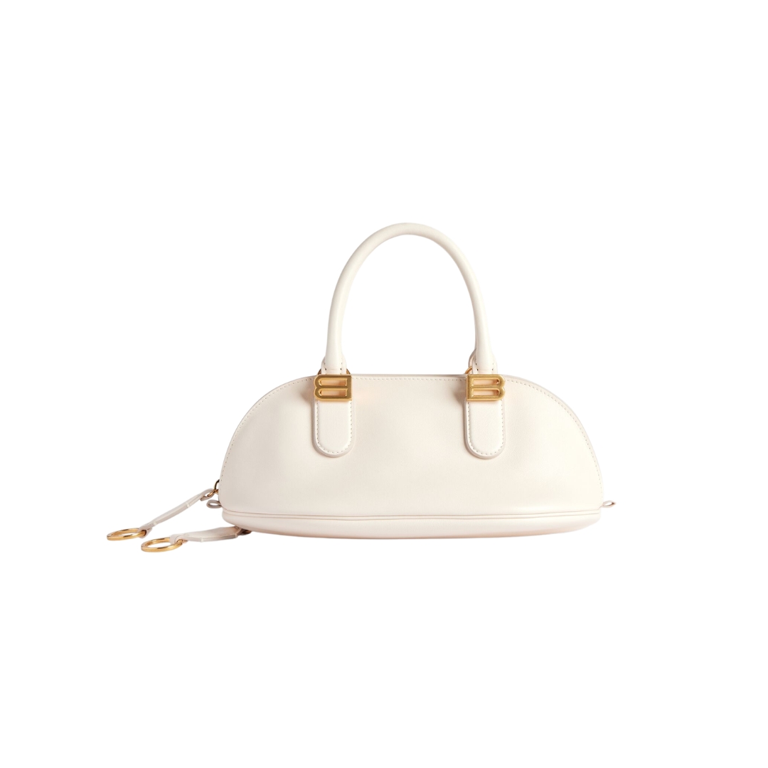 Mini-Bowlingtasche Creme 30 cm