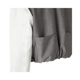 Mohair Stoff Grau