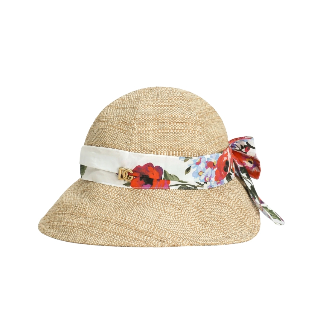 Raffia Mit Band Beige