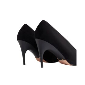 Schwarze Duchesse-Pumps für Damen